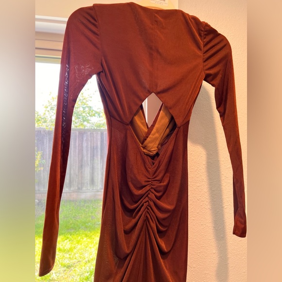 NWT Katie May Long Sleeve Evening Gown - Picture 6 of 6